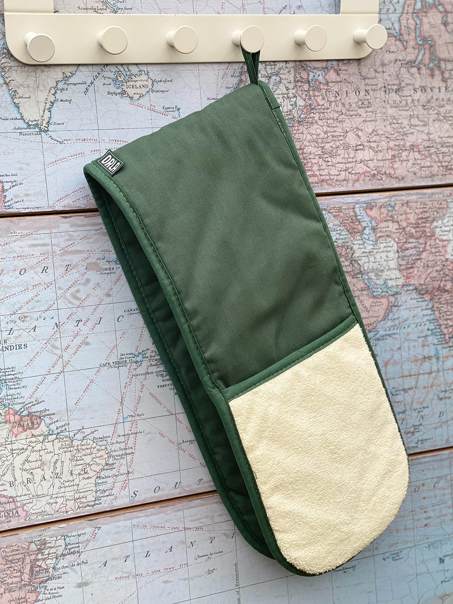 Orla Double Oven Gloves- Heat Resistant Pot Holder- 100% Cotton- For Home & Professional Cooking -1 Piece