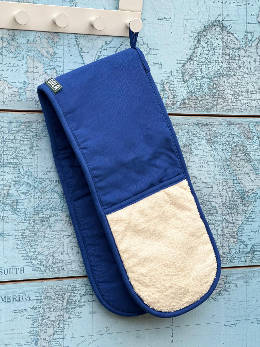 Orla Double Oven Gloves- Heat Resistant Pot Holder- 100% Cotton- For Home & Professional Cooking -1 Piece
